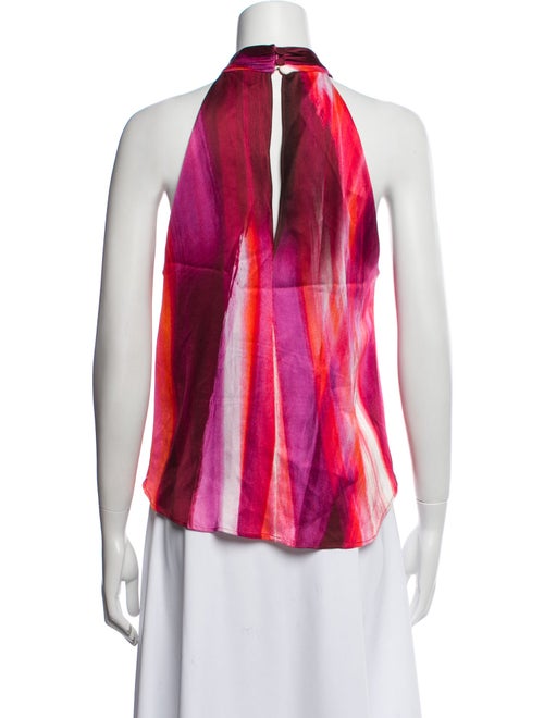 Silvia Tcherassi Printed Halterneck Blouse