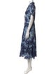 Silvia Tcherassi Linen Midi Length Dress