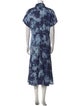Silvia Tcherassi Linen Midi Length Dress