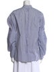 Silvia Tcherassi Striped Mock Neck Blouse