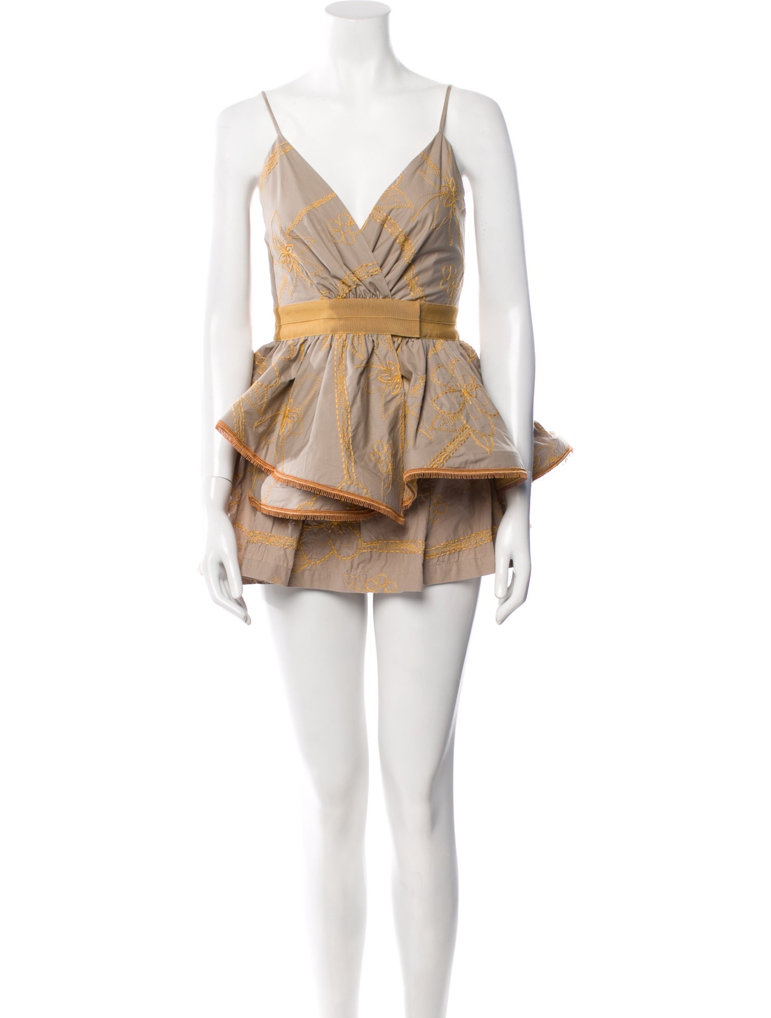 Silvia Tcherassi Embroidered Accent Skirt Set