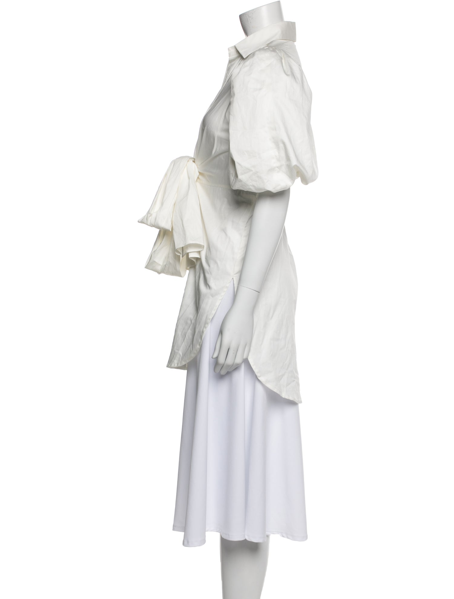 Silvia Tcherassi Short Sleeve Button-Up Top