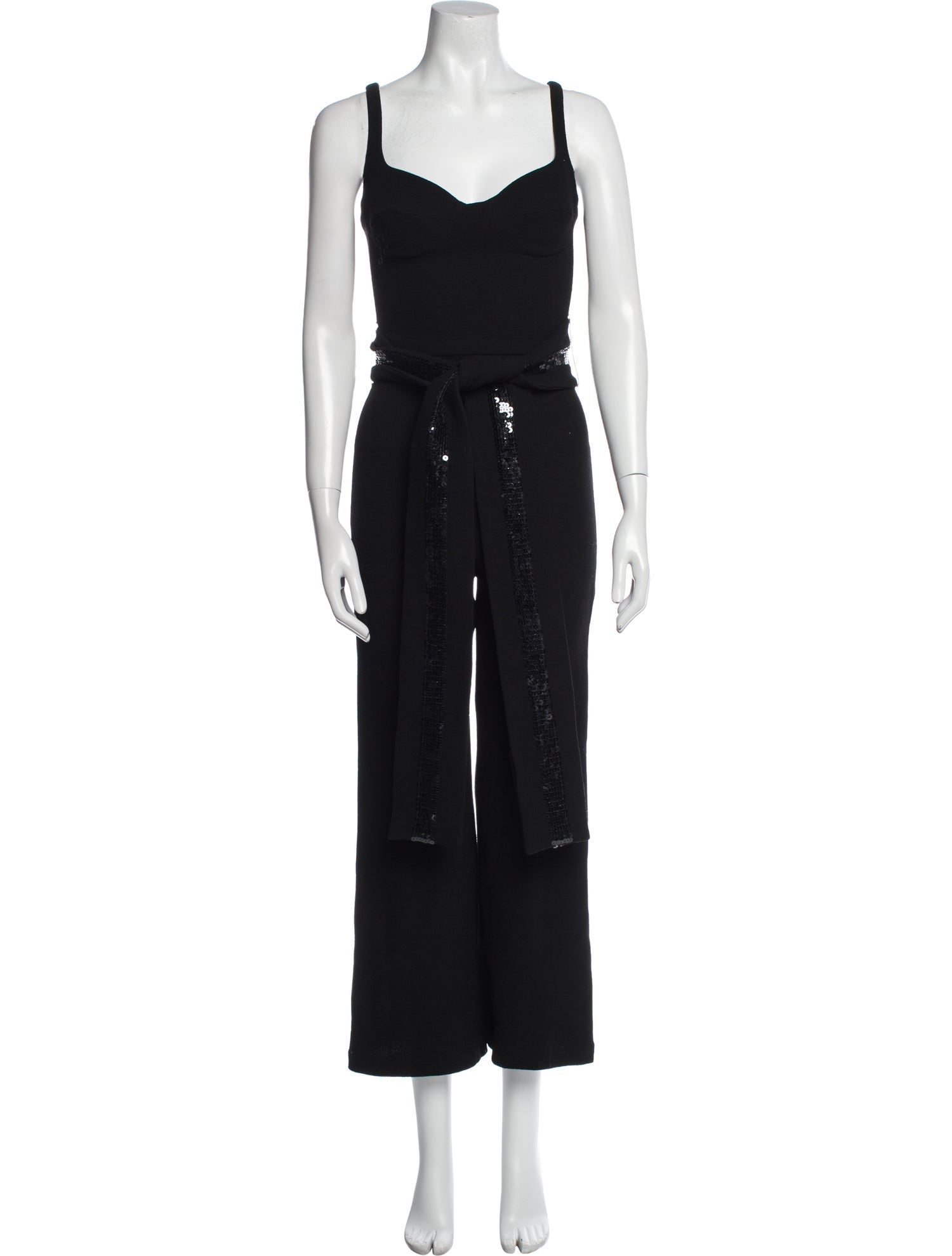 Silvia Tcherassi Wool V-Neck Jumpsuit