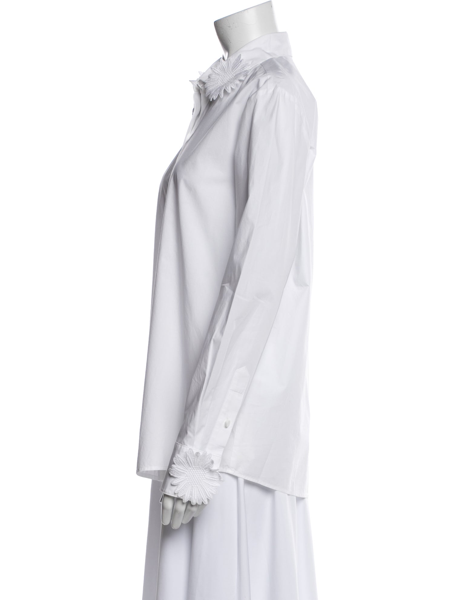 Silvia Tcherassi Long Sleeve Button-Up Top