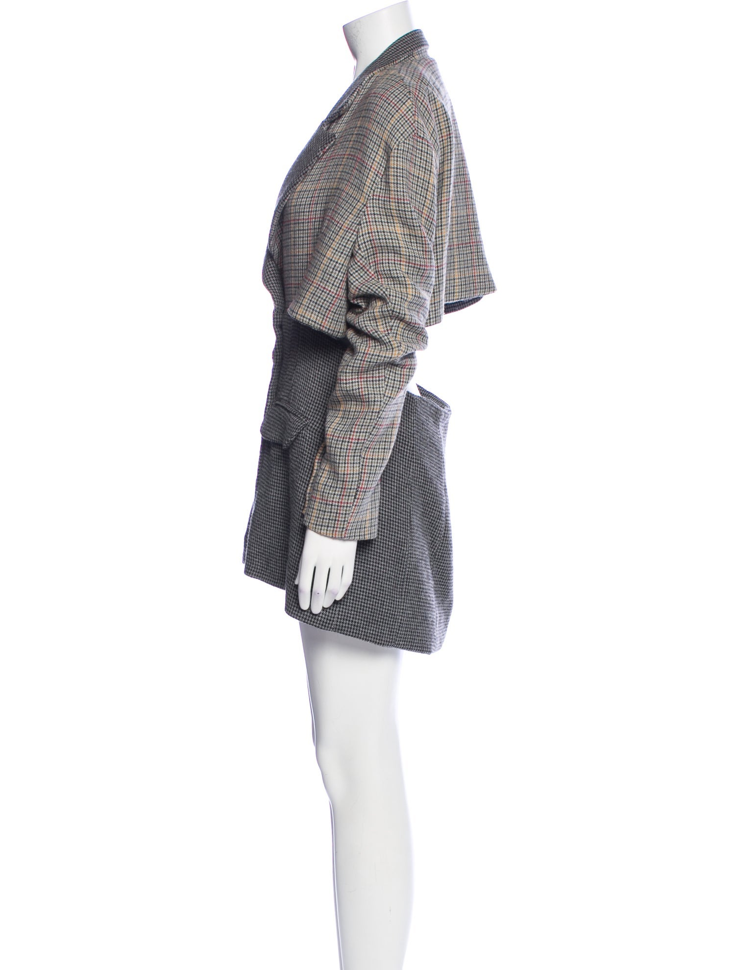 Silvia Tcherassi Plaid Print Mini Dress