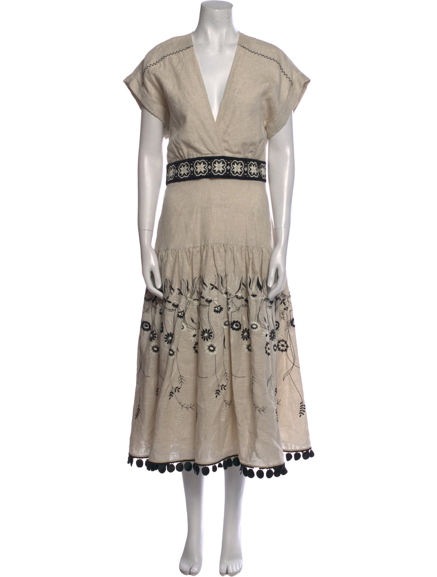 Silvia Tcherassi Linen Long Dress