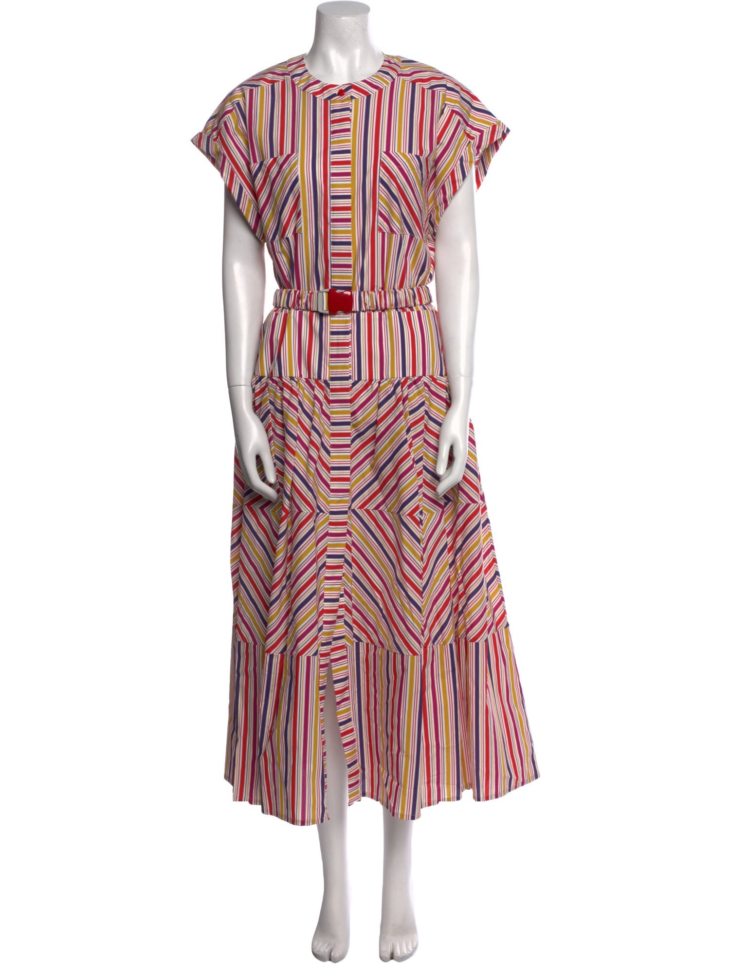 Silvia Tcherassi Striped Long Dress w/ Tags
