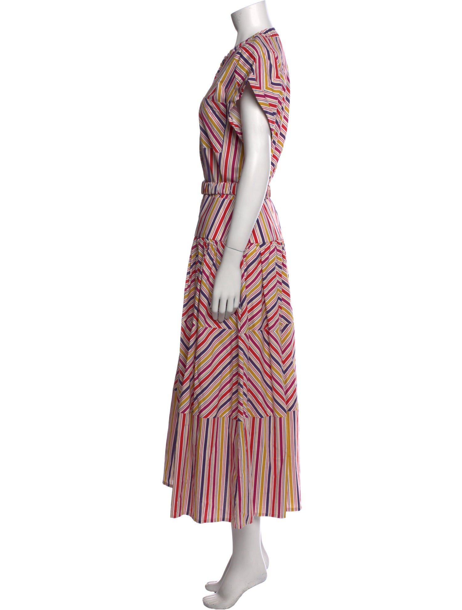Silvia Tcherassi Striped Long Dress w/ Tags