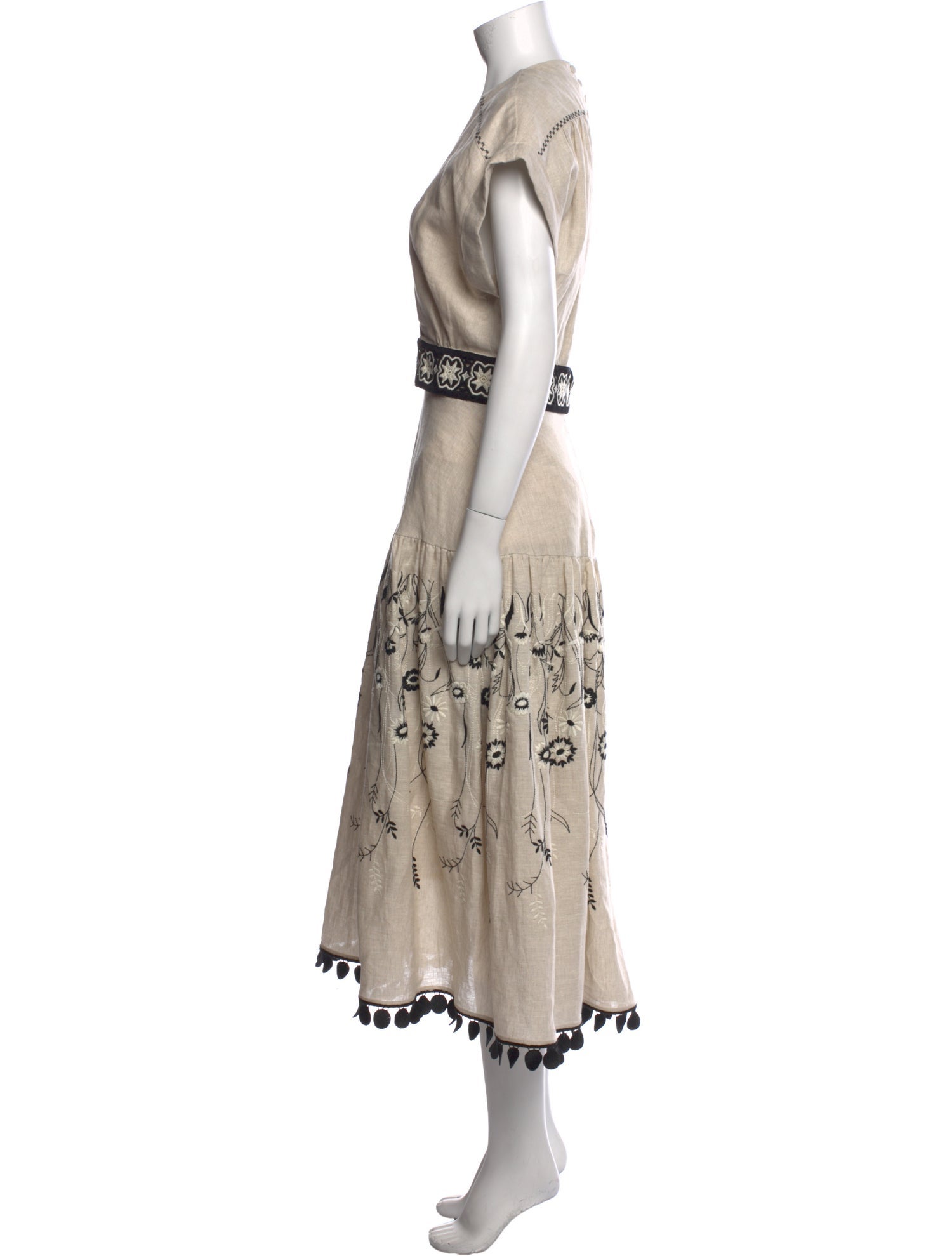 Silvia Tcherassi Linen Midi Length Dress w/ Tags
