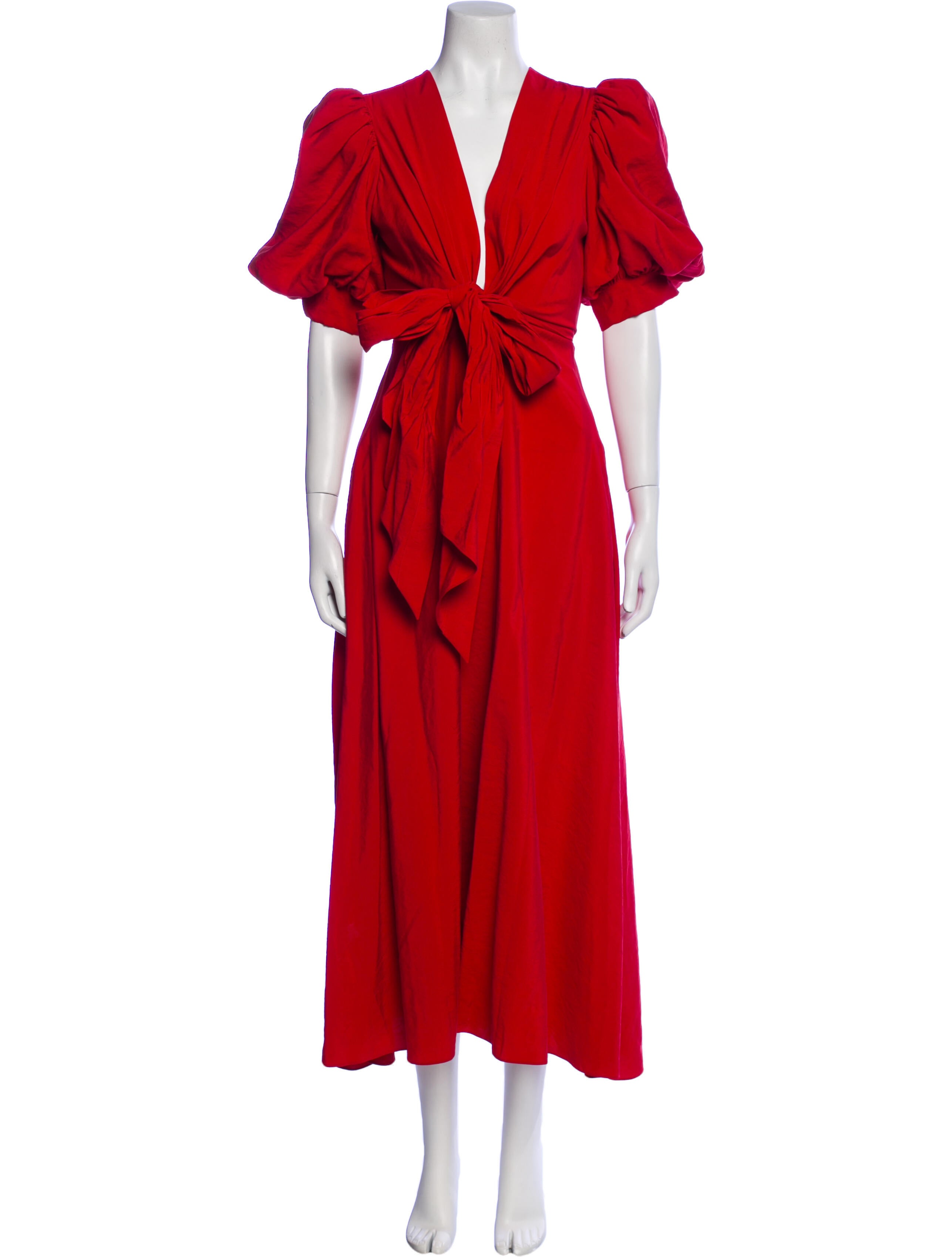 Silvia Tcherassi V-Neck Long Dress