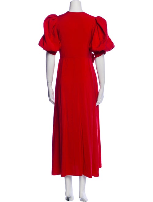 Silvia Tcherassi V-Neck Long Dress