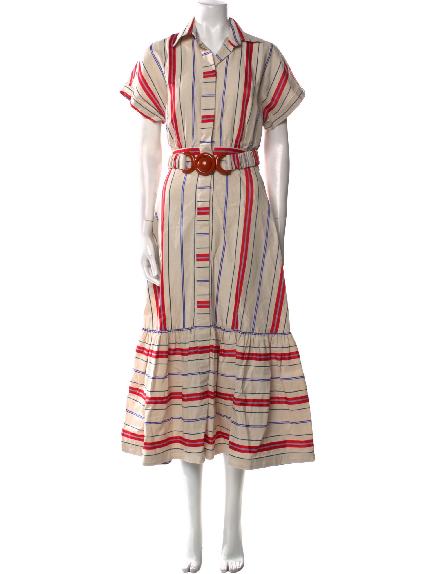 Silvia Tcherassi Striped Long Dress