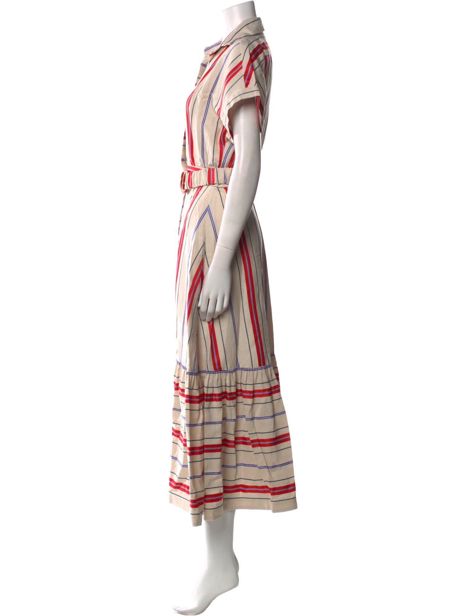 Silvia Tcherassi Striped Long Dress