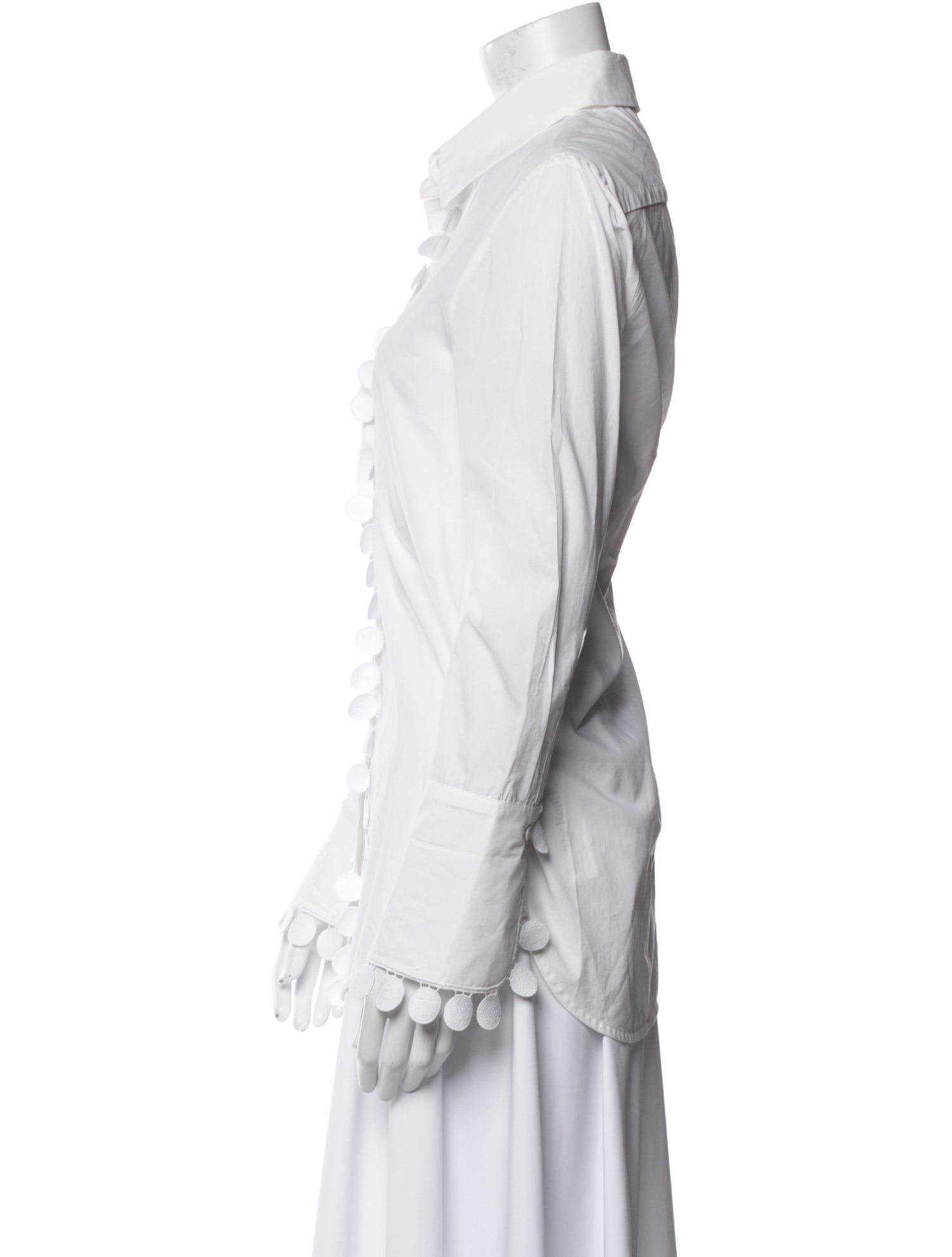 Silvia Tcherassi Long Sleeve Button-Up Top