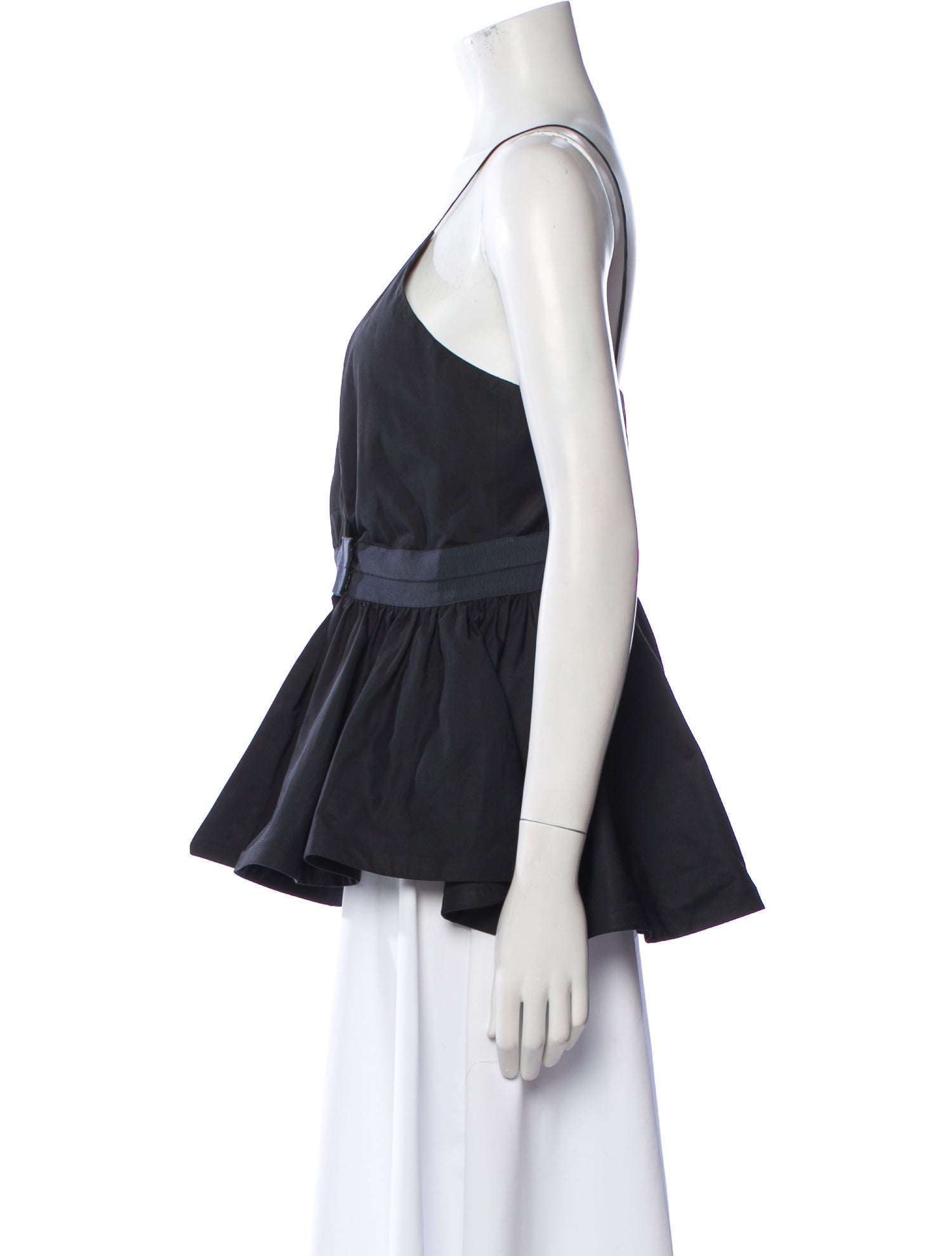 Silvia Tcherassi V-Neck Sleeveless Blouse