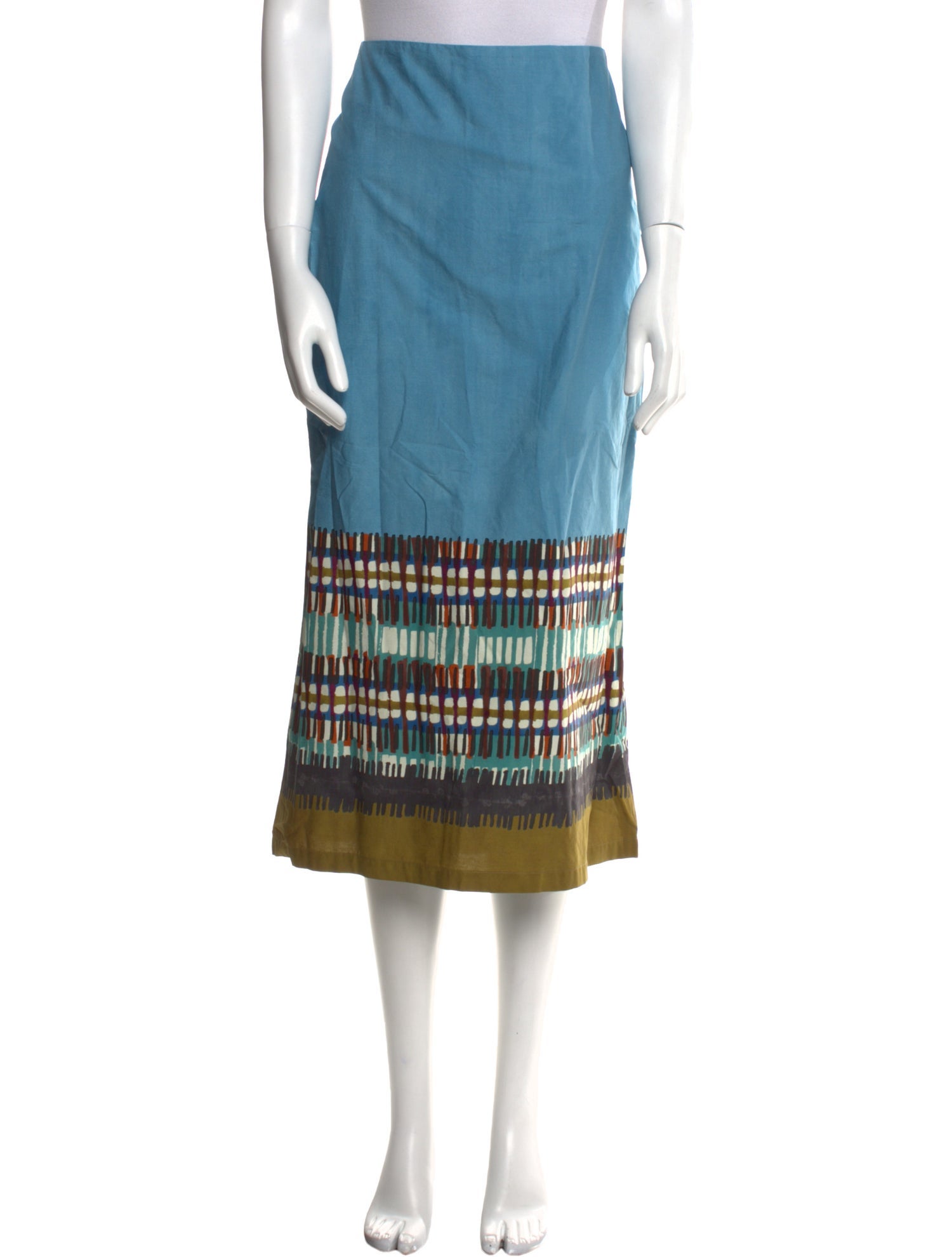 Silvia Tcherassi Printed Midi Length Skirt