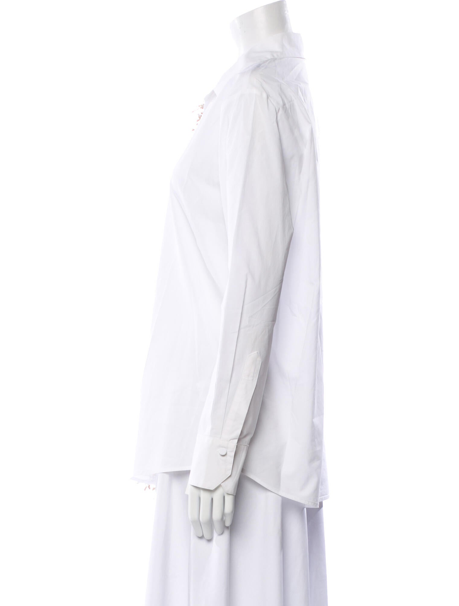 Silvia Tcherassi Long Sleeve Button-Up Top