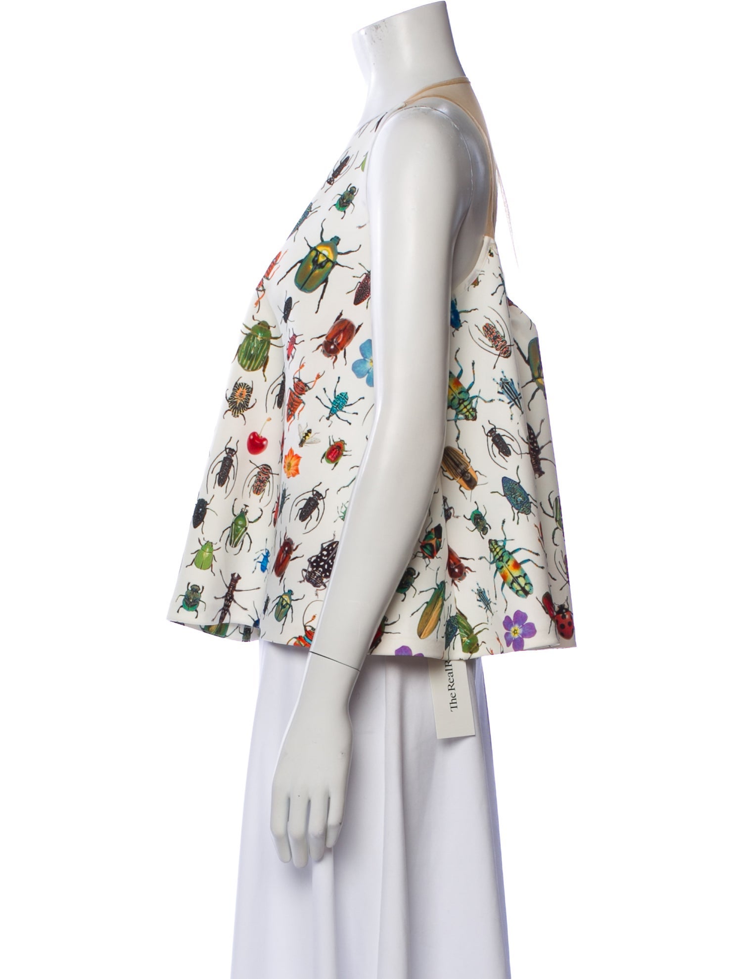 Silvia Tcherassi Floral Print Crew Neck Blouse