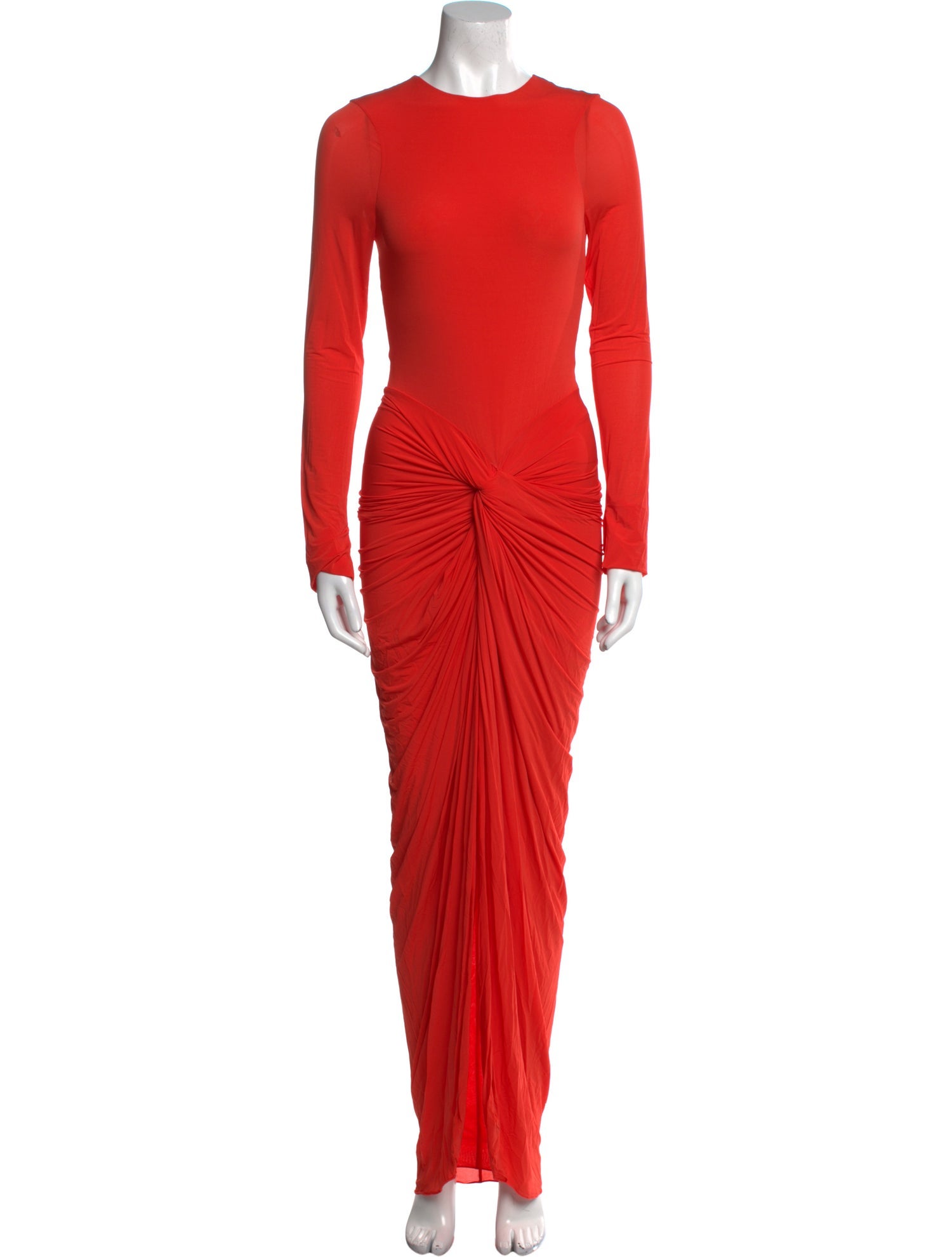 Silvia Tcherassi Crew Neck Long Dress