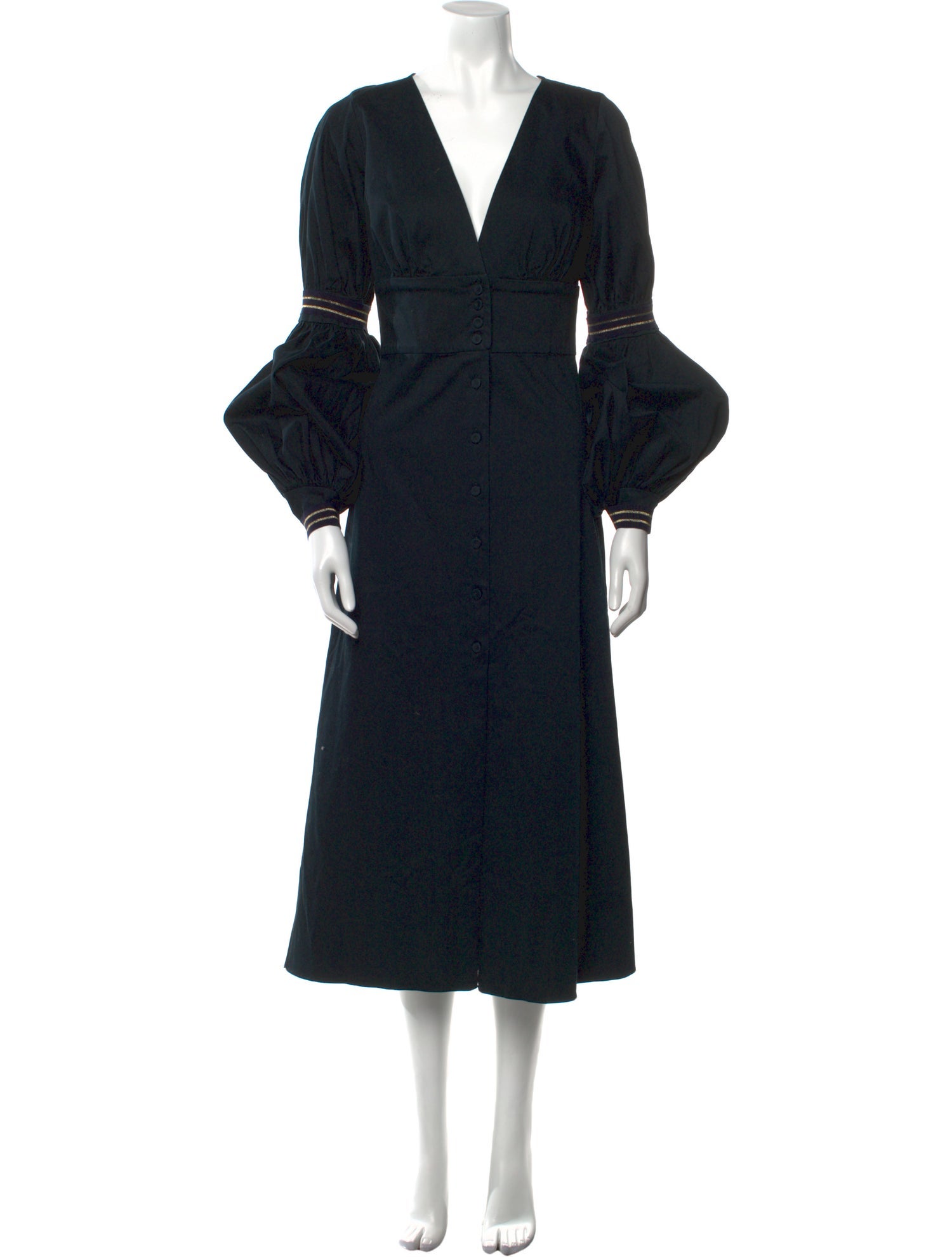 Silvia Tcherassi V-Neck Long Dress