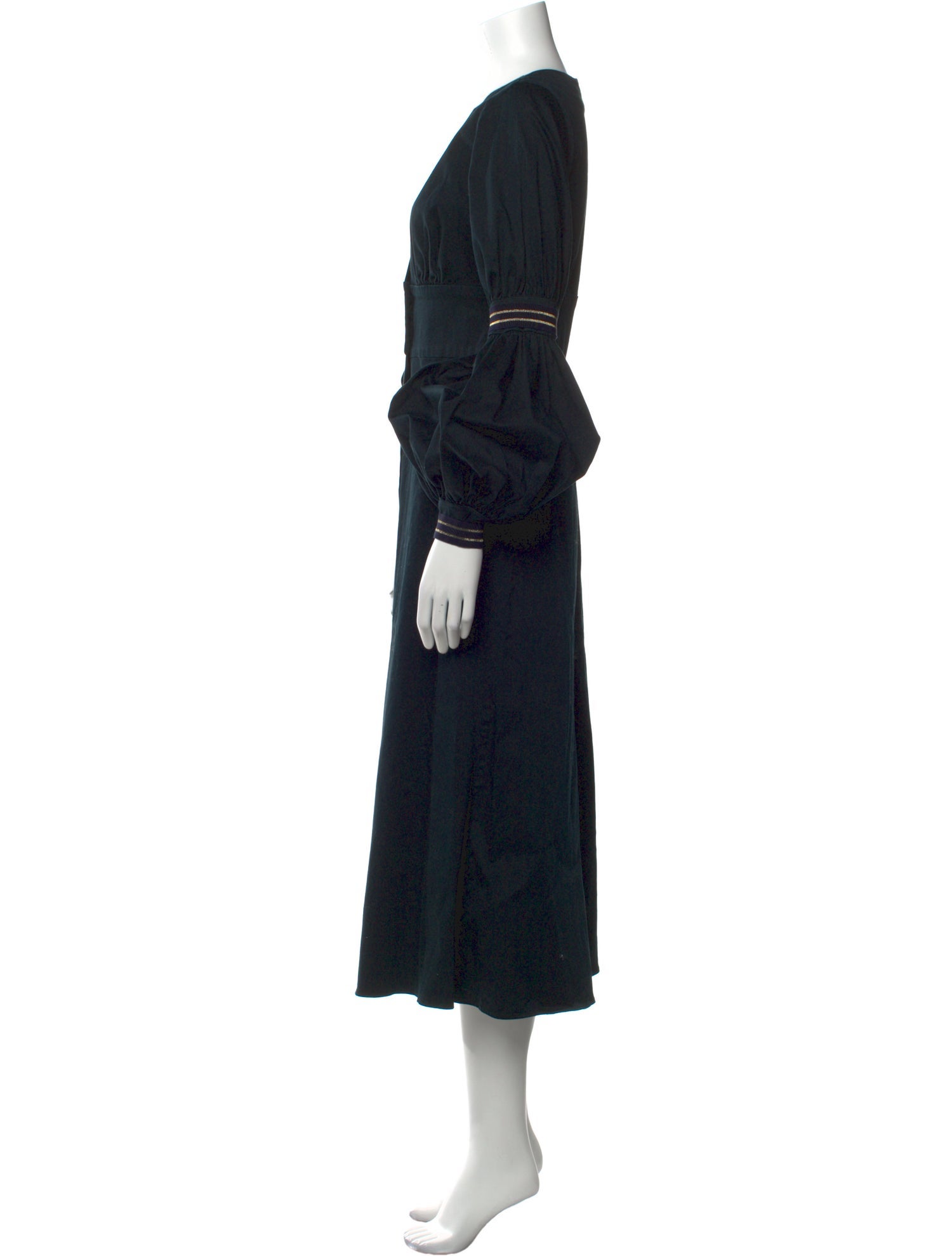 Silvia Tcherassi V-Neck Long Dress