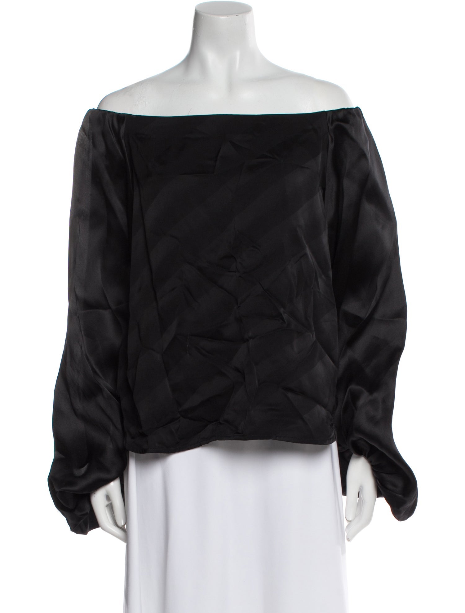 Silvia Tcherassi Silk Off-The-Shoulder Blouse