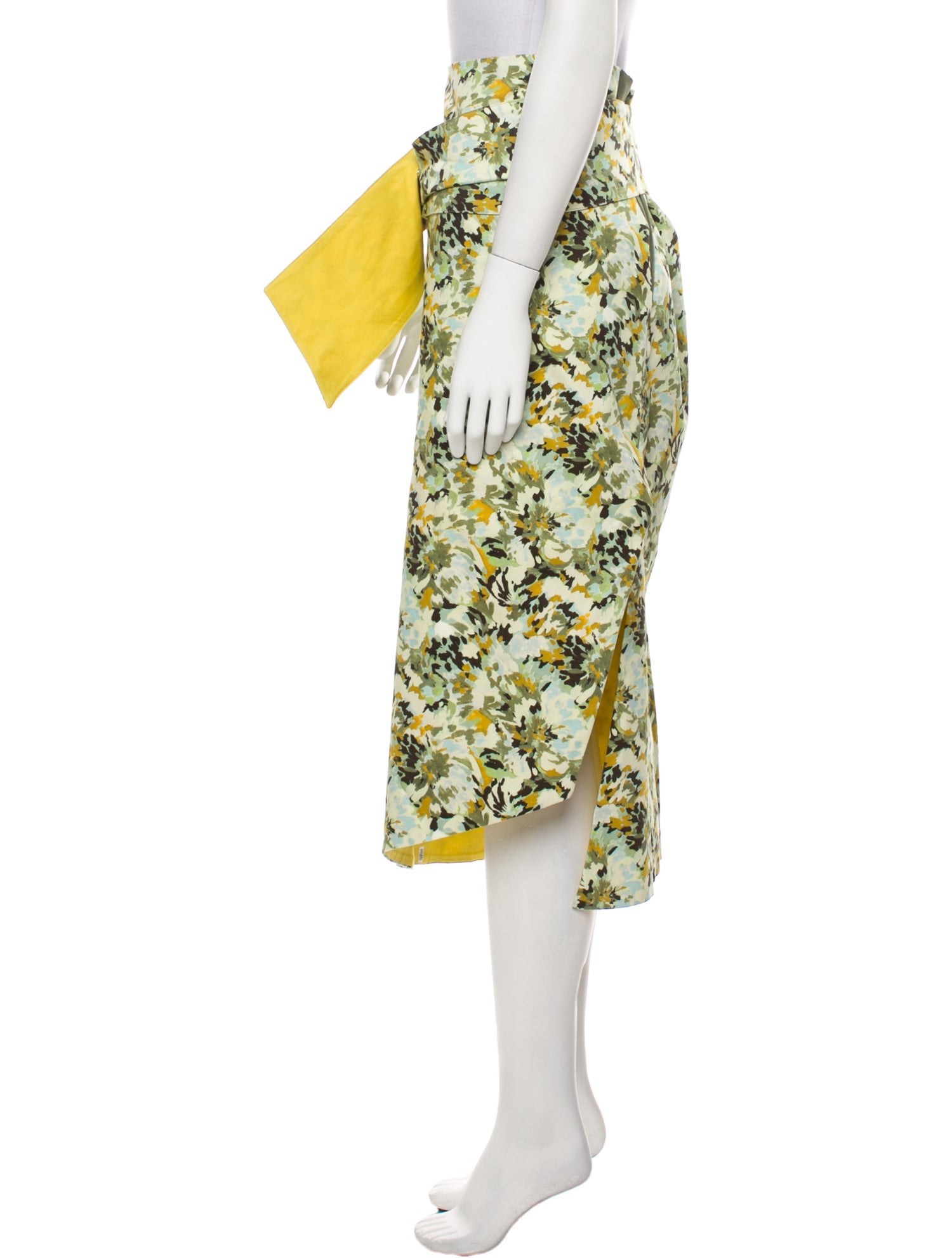 Silvia Tcherassi Floral Print Midi Length Skirt