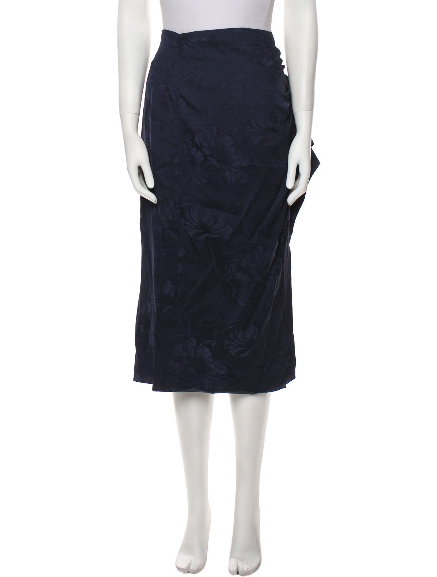 Silvia Tcherassi Floral Print Midi Length Skirt