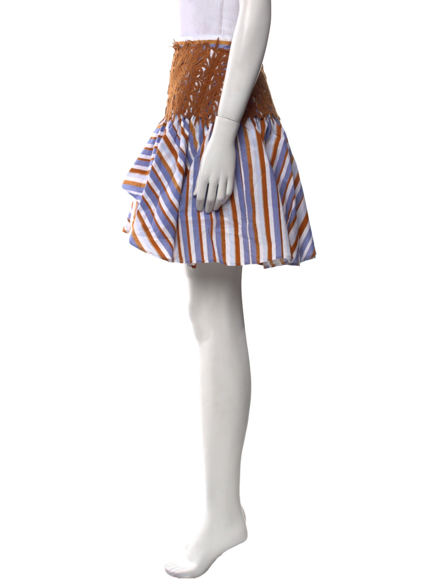 Silvia Tcherassi Striped Mini Skirt