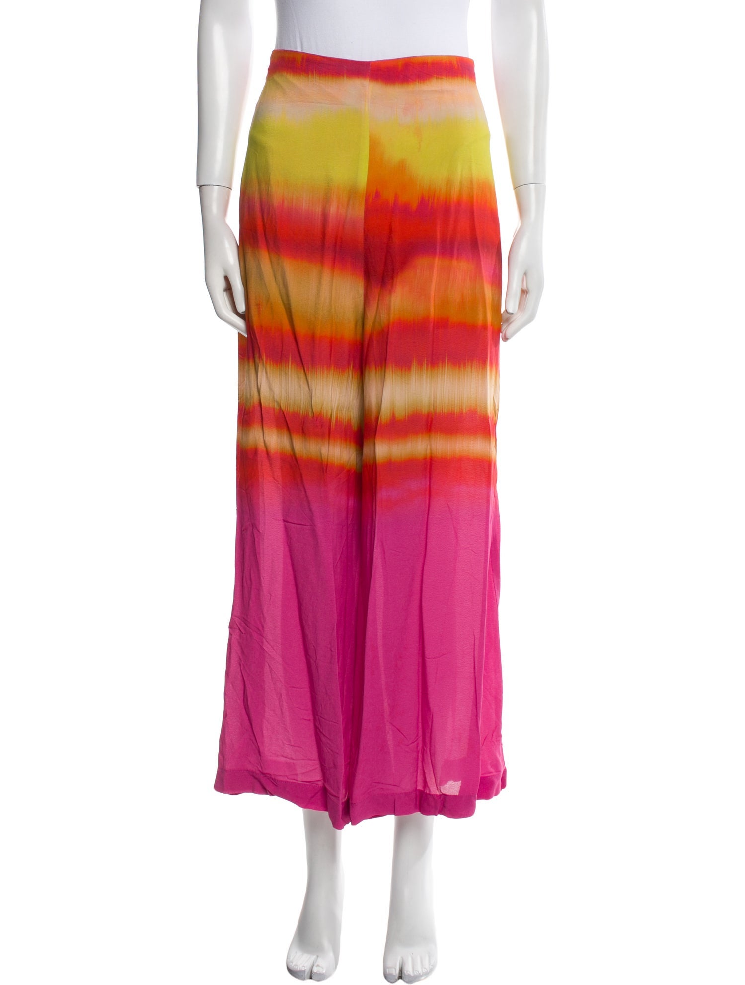 Silvia Tcherassi Tie-Dye Print Wide Leg Pants
