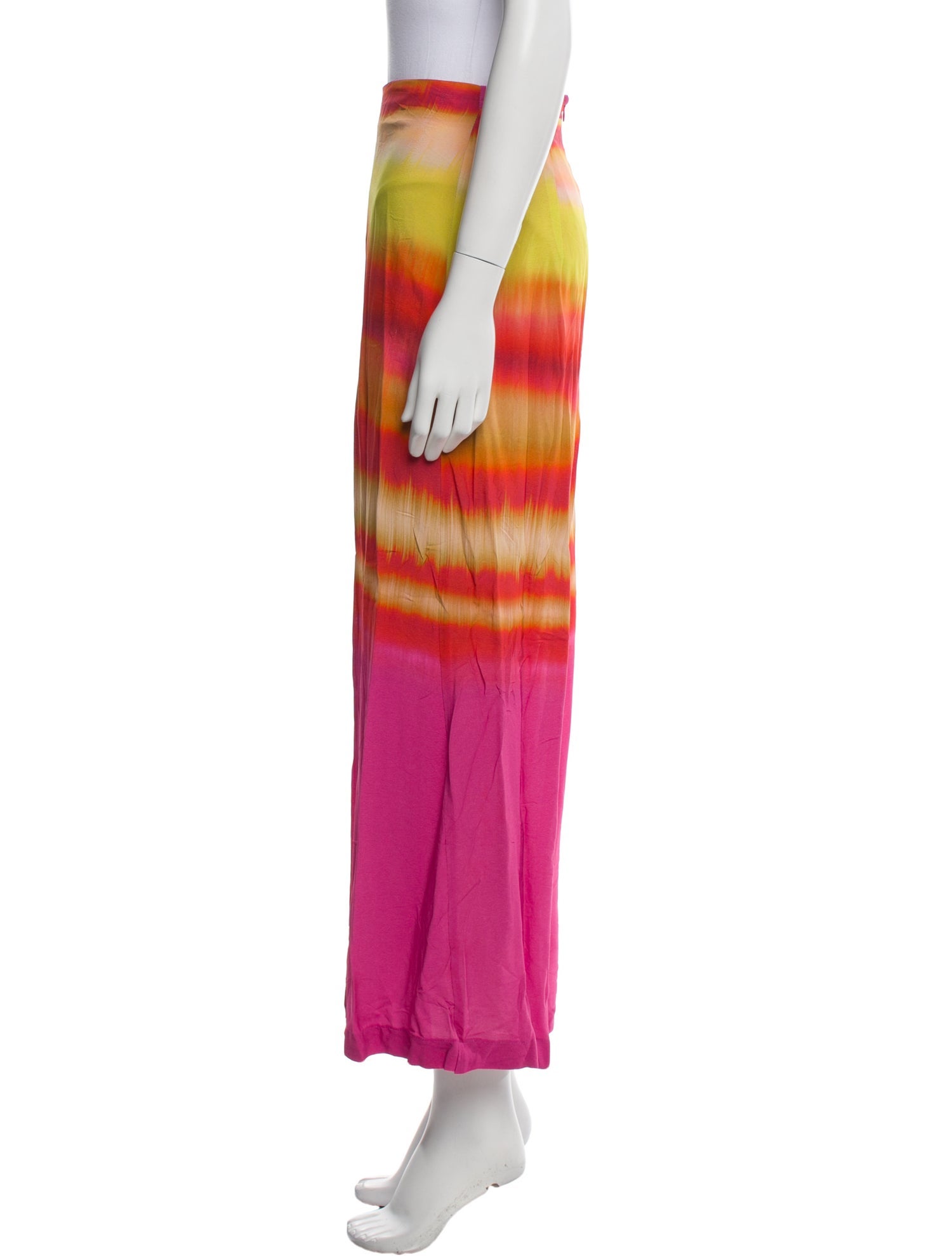 Silvia Tcherassi Tie-Dye Print Wide Leg Pants