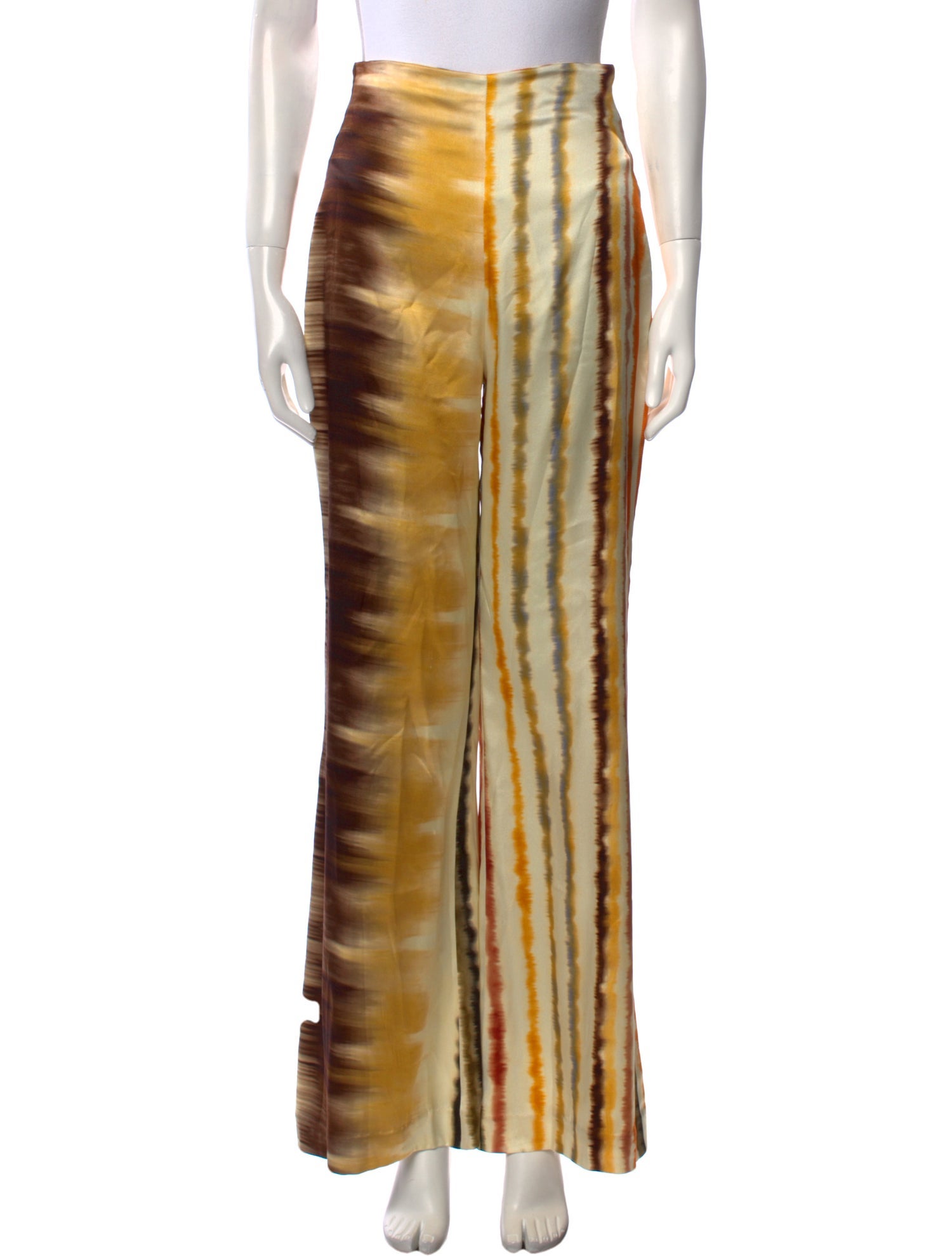 Silvia Tcherassi Tie-Dye Print Wide Leg Pants