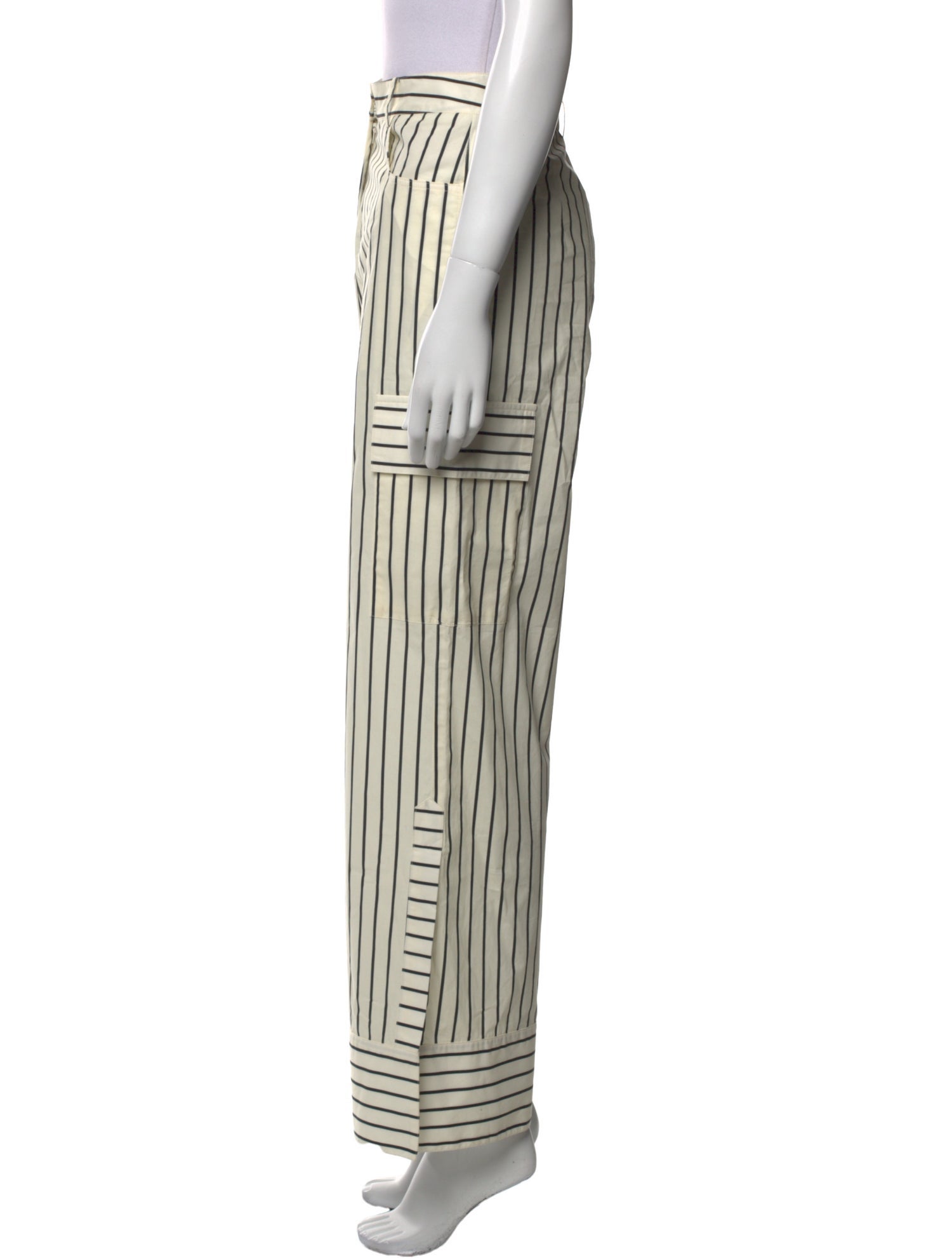 Silvia Tcherassi Striped Wide Leg Pants w/ Tags