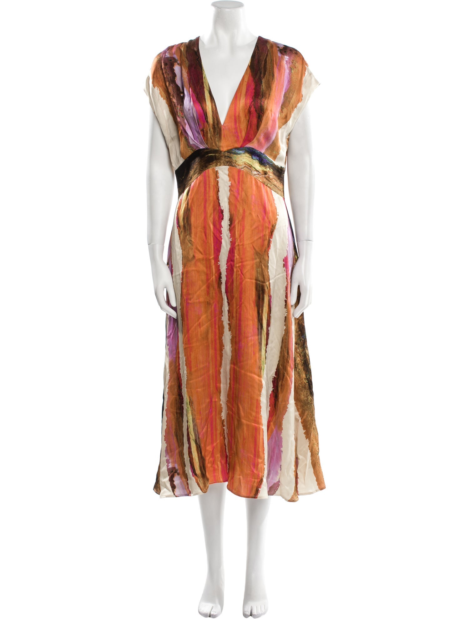 Silvia Tcherassi Printed Long Dress w/ Tags