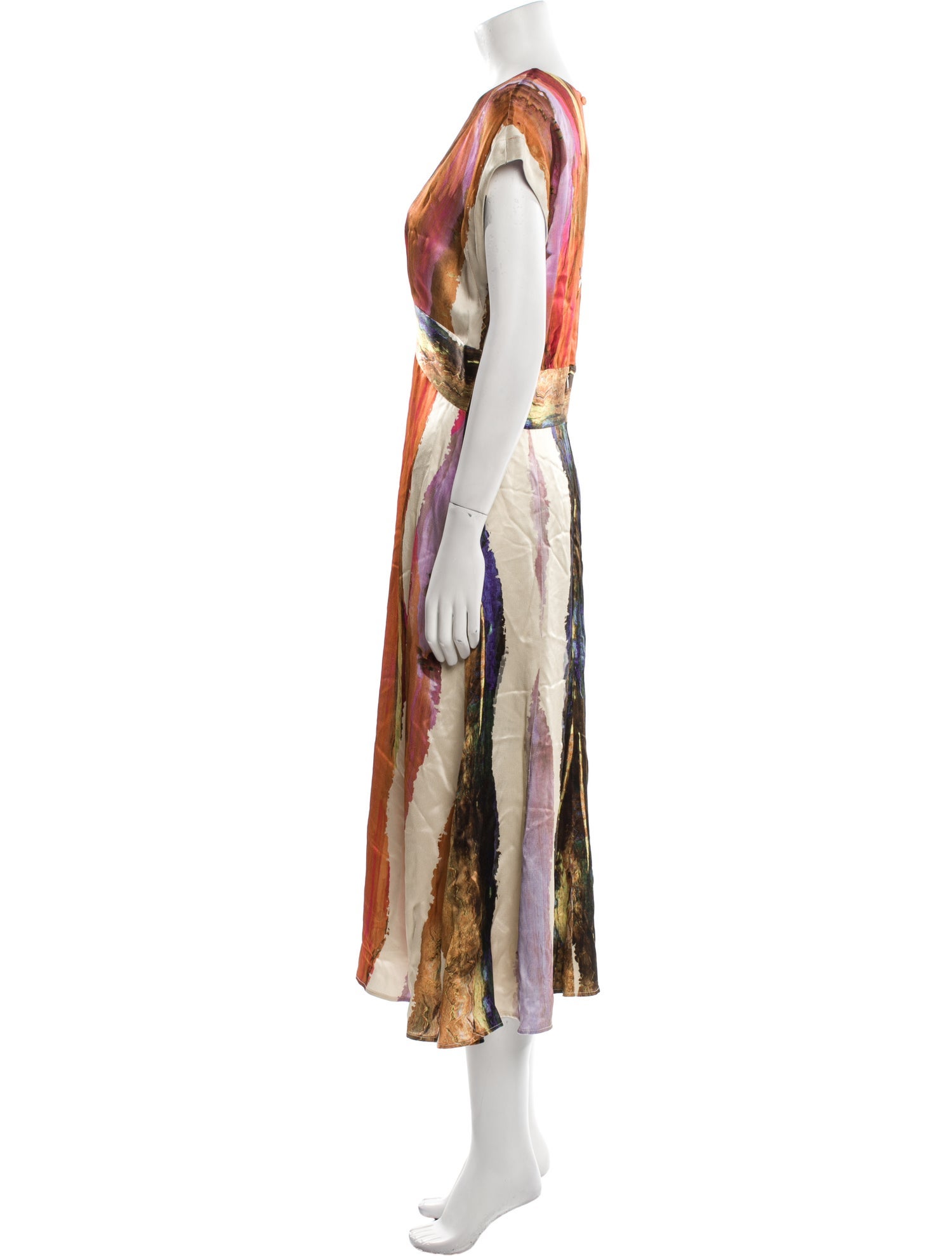 Silvia Tcherassi Printed Long Dress w/ Tags