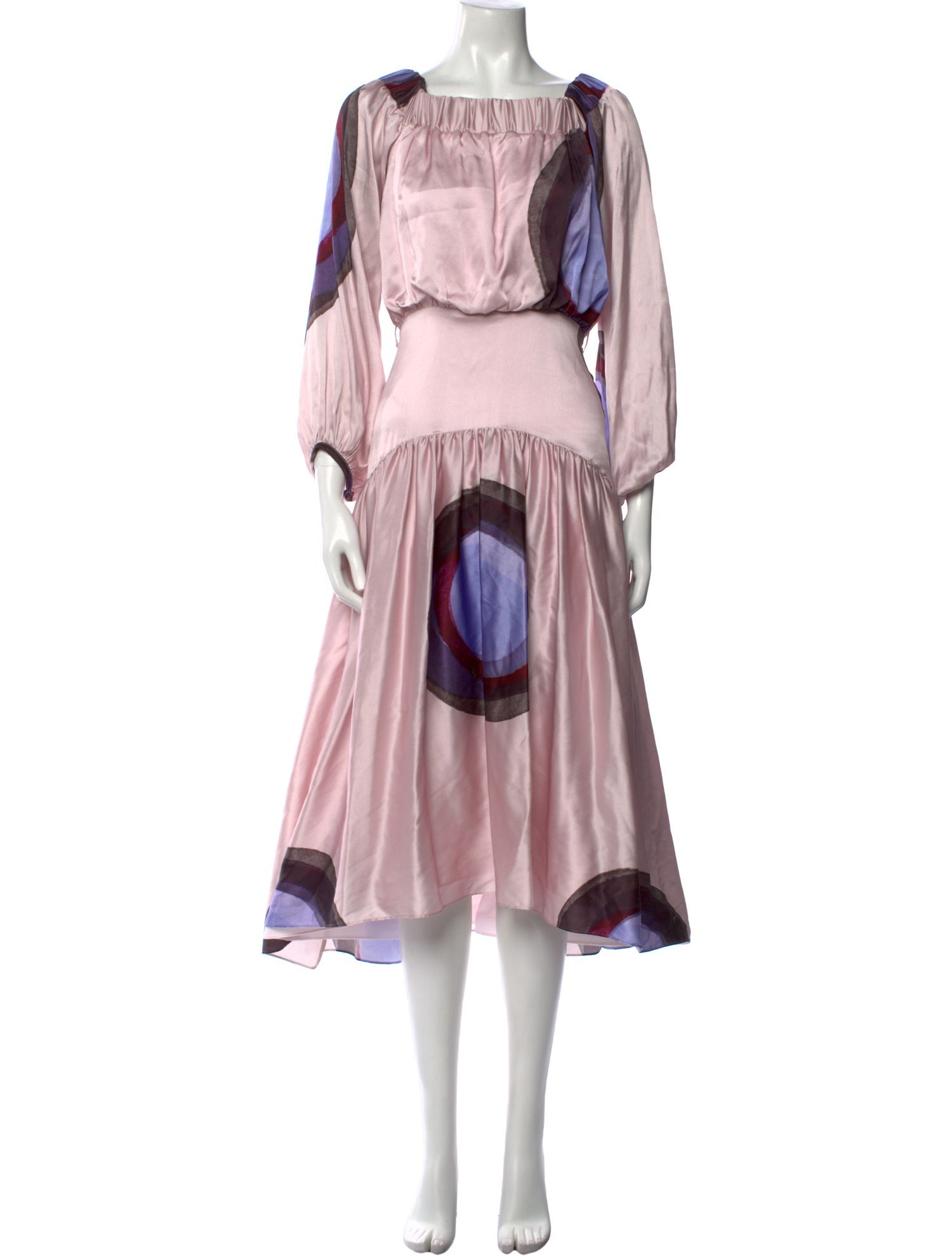 Silvia Tcherassi Printed Midi Length Dress