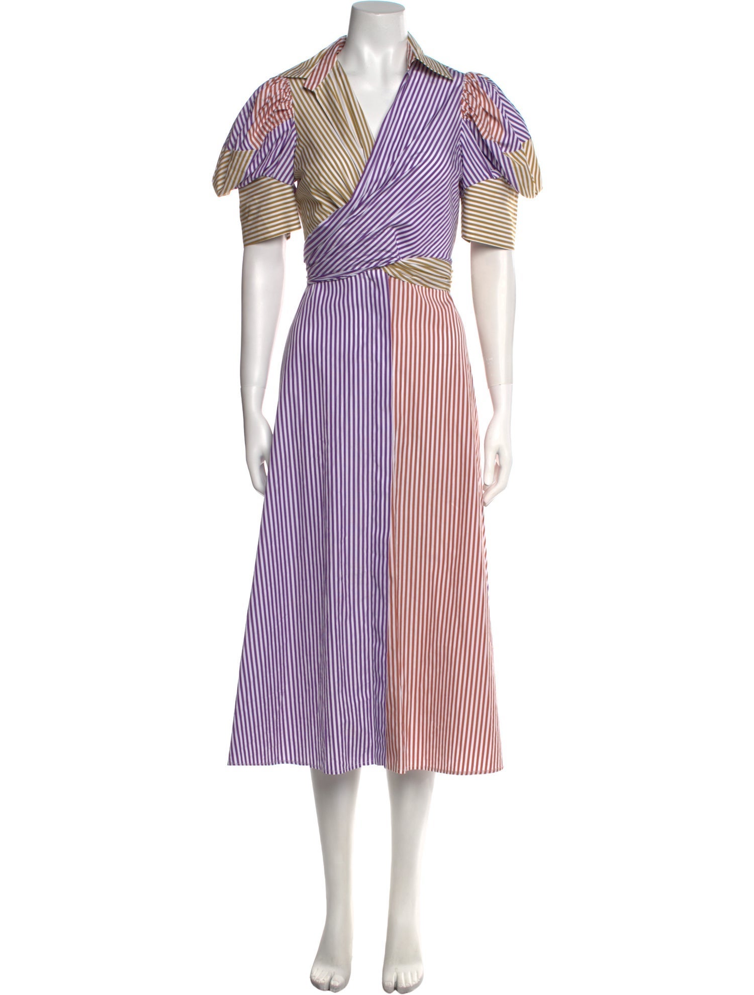 Silvia Tcherassi Striped Long Dress