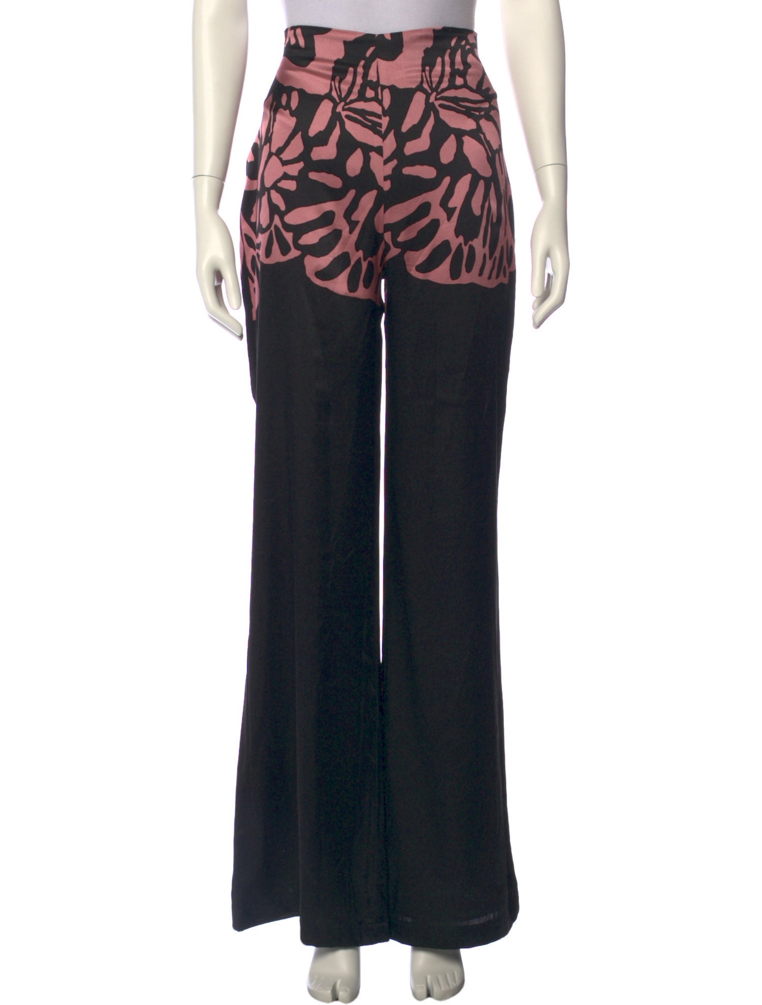 Silvia Tcherassi Silk Wide Leg Pants