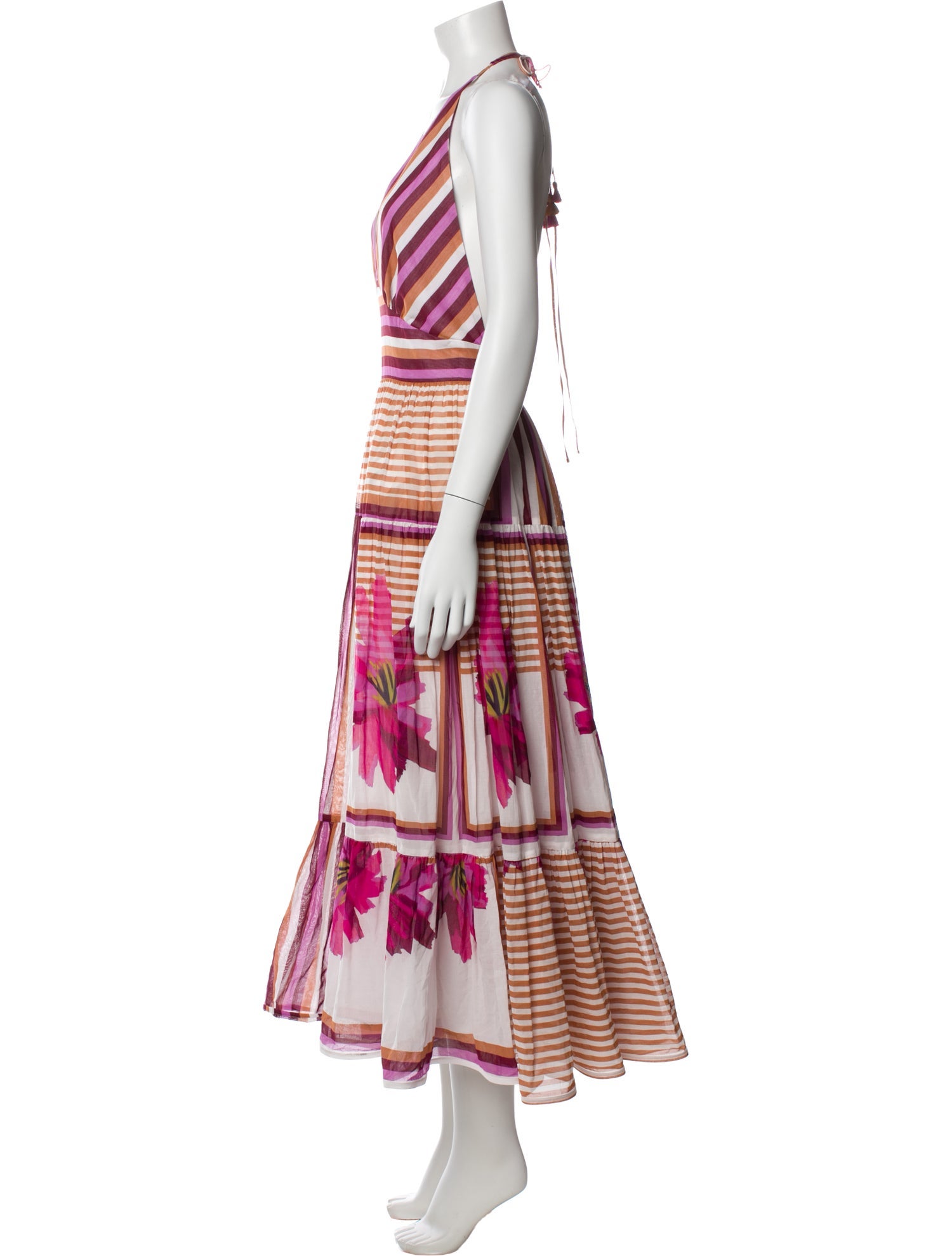Silvia Tcherassi Striped Long Dress