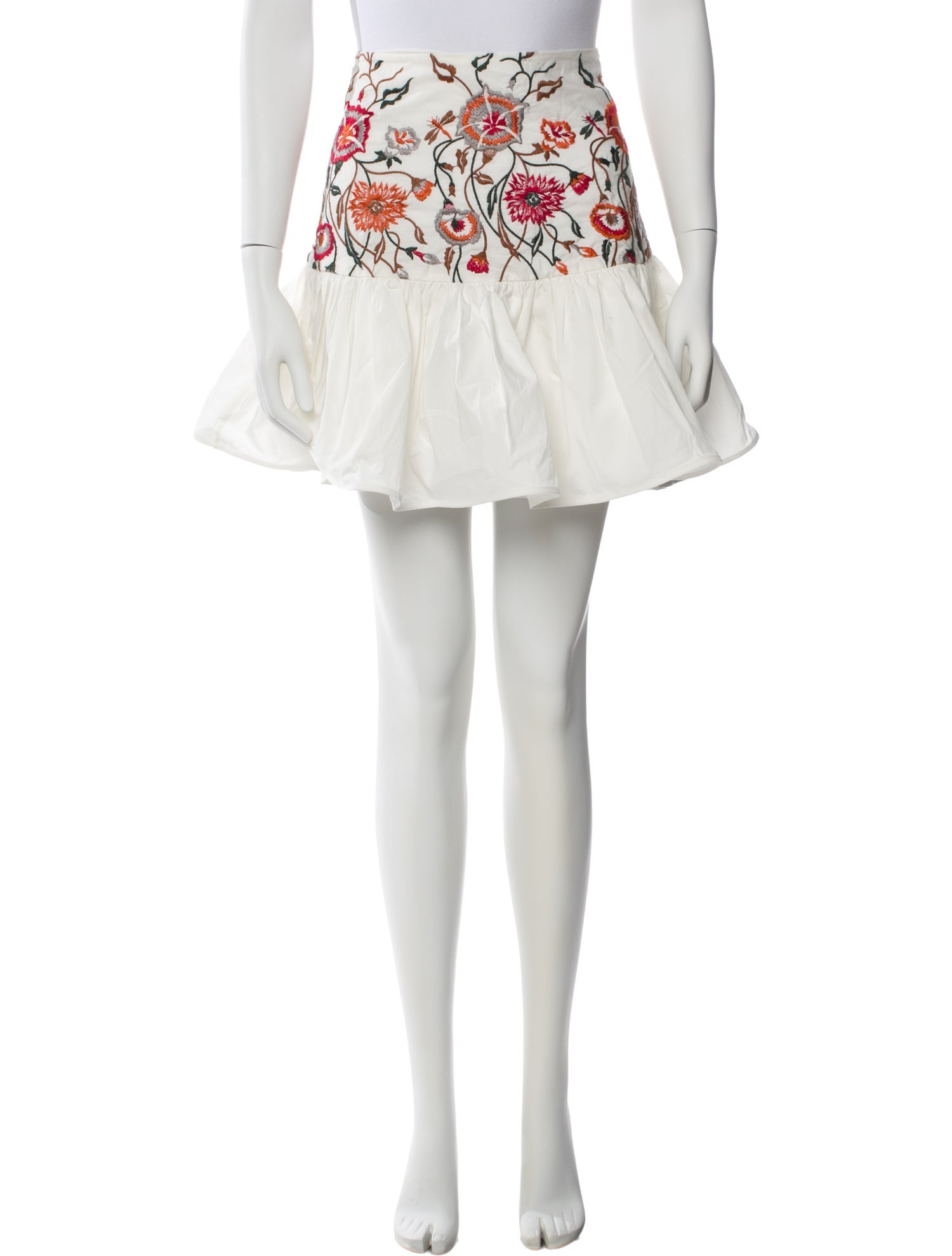 Silvia Tcherassi Floral Print Mini Skirt