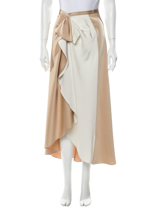 Alejandra Alonso Rojas Colorblock Pattern Midi Len