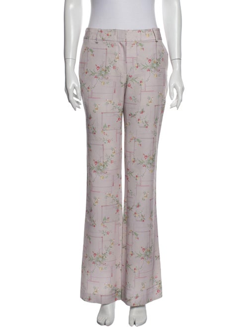 Alejandra Alonso Rojas Floral Print Wide Leg Pants