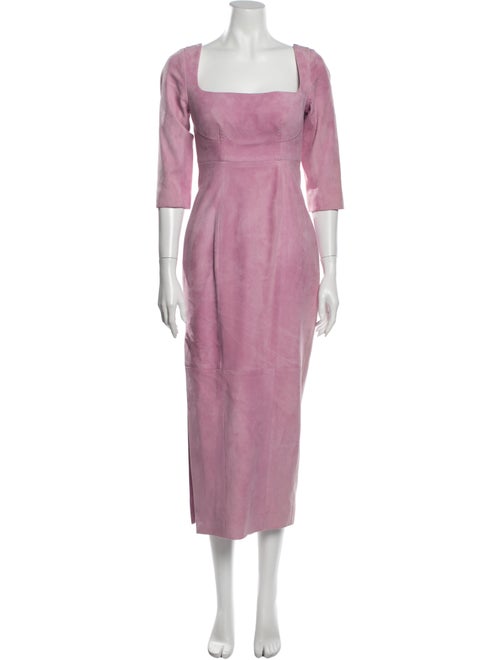 Alejandra Alonso Rojas 2019 Midi Length Dress w/ T