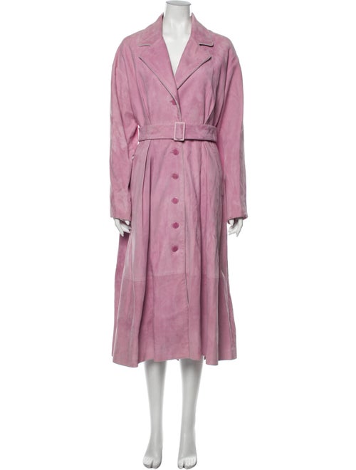 Alejandra Alonso Rojas Trench Coat Pink