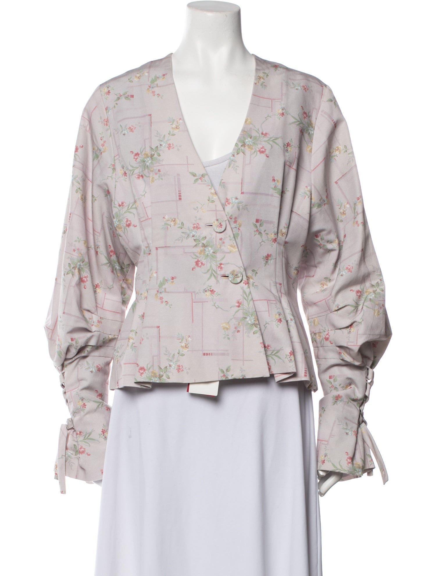 Alejandra Alonso Rojas Floral Print Jacket