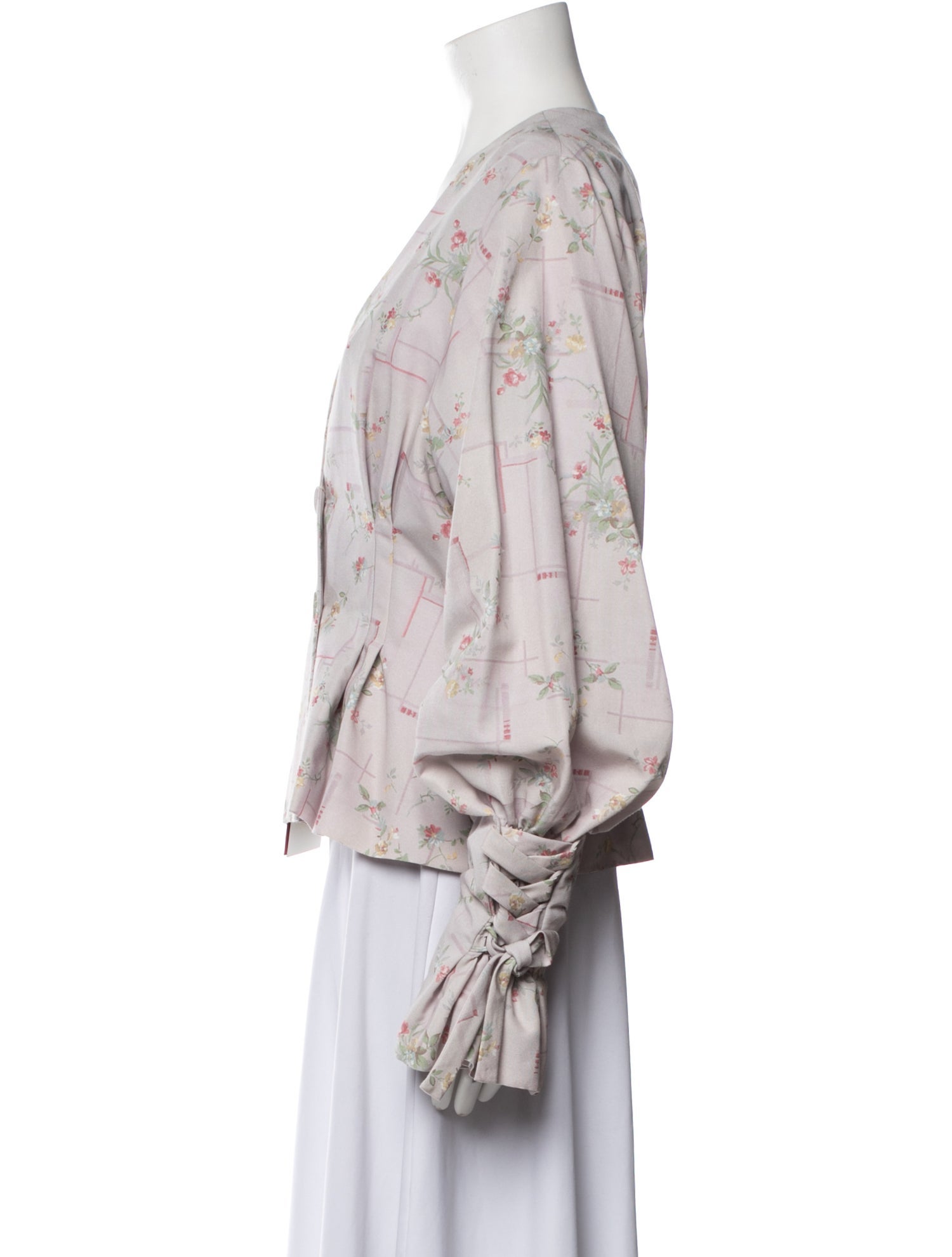 Alejandra Alonso Rojas Floral Print Jacket