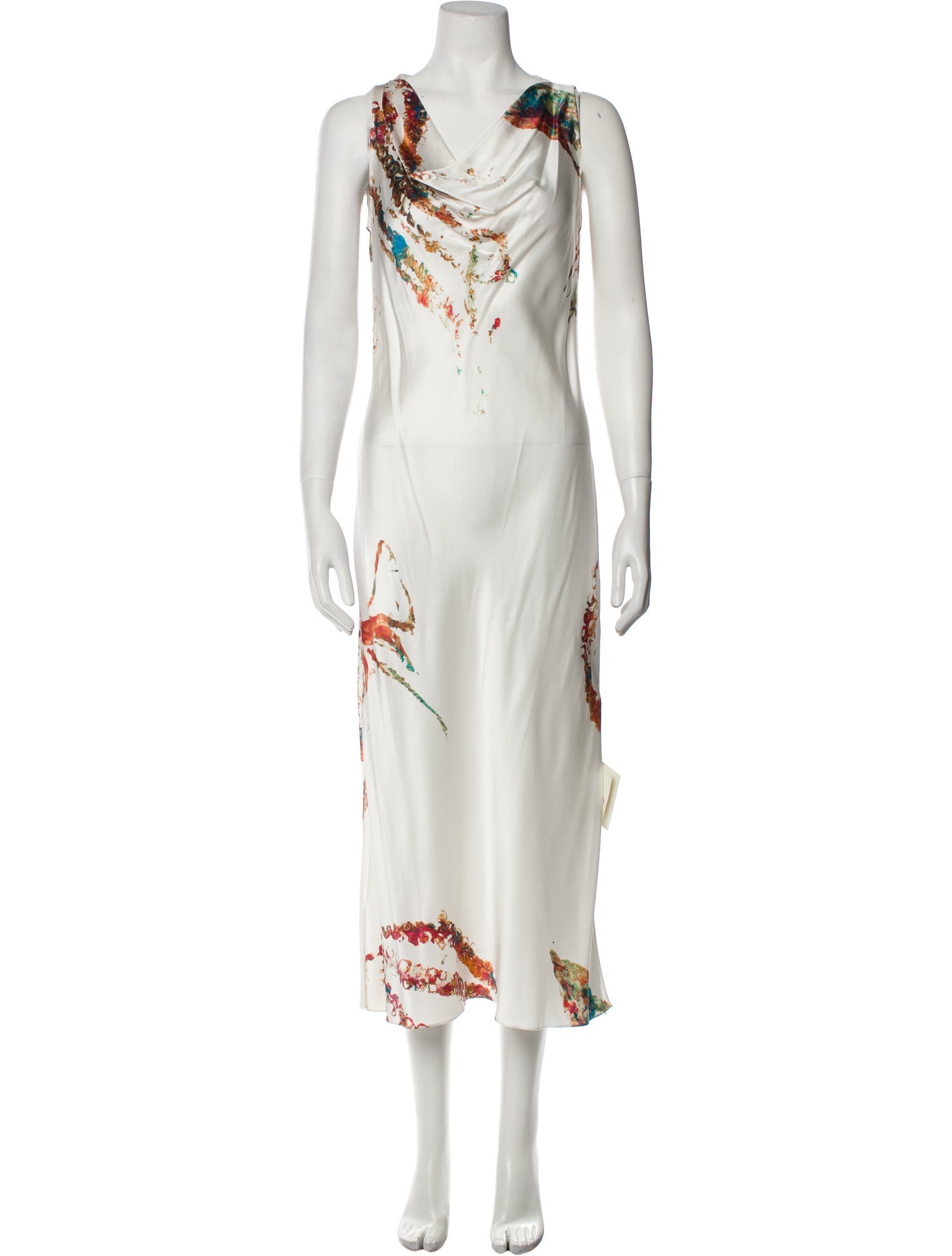 Alejandra Alonso Rojas Silk Long Dress