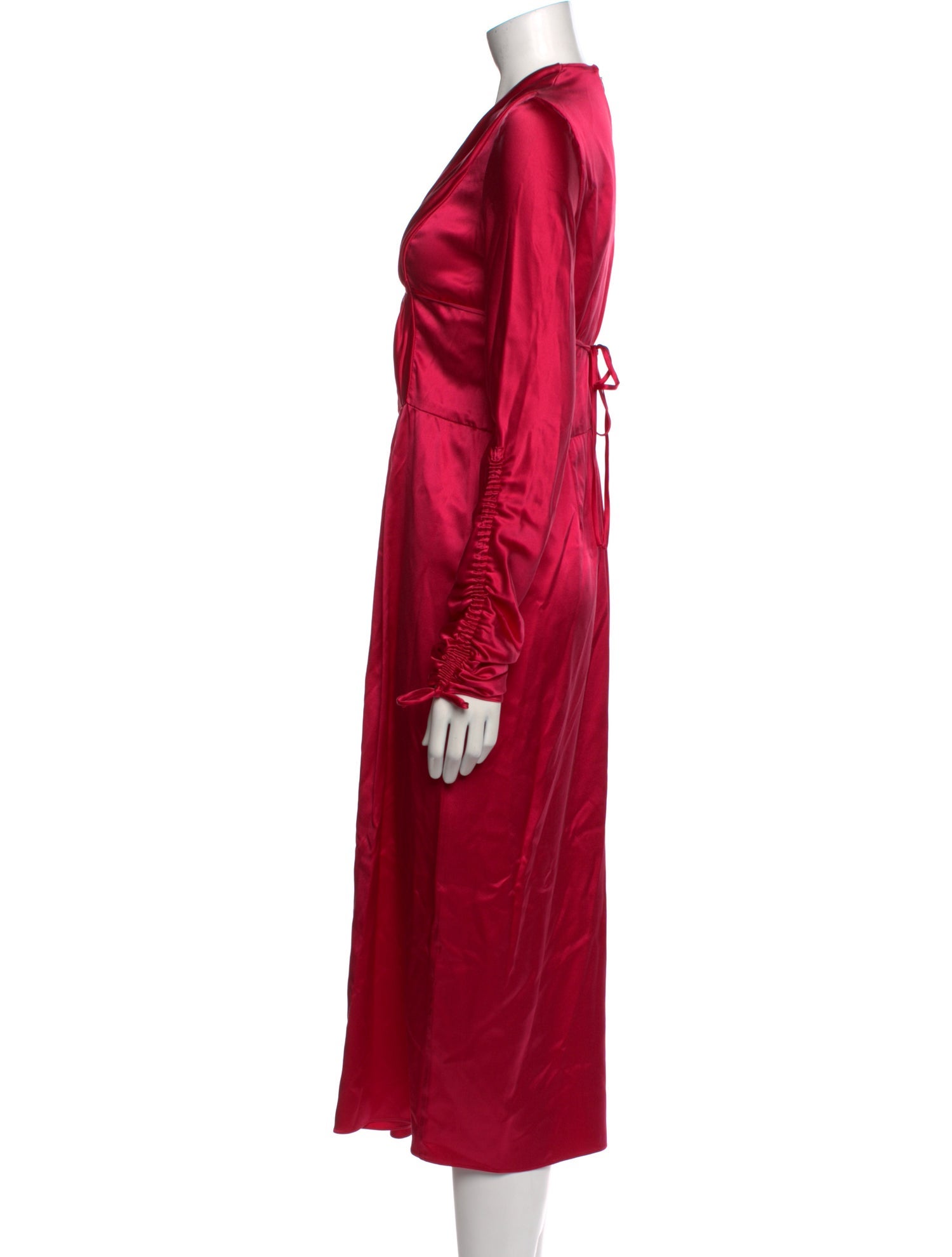 Alejandra Alonso Rojas Silk Long Dress