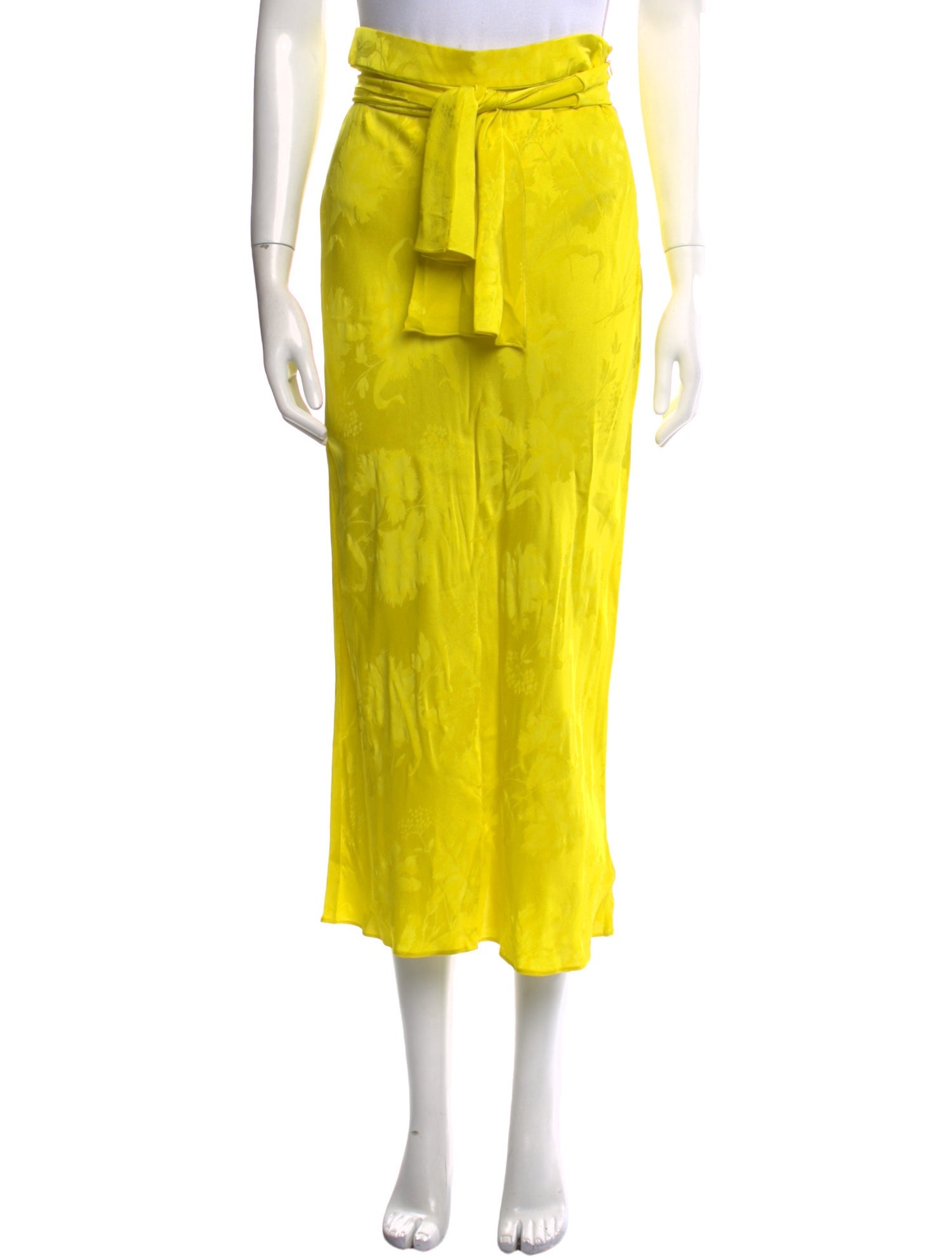 Alejandra Alonso Rojas Silk Midi Length Skirt