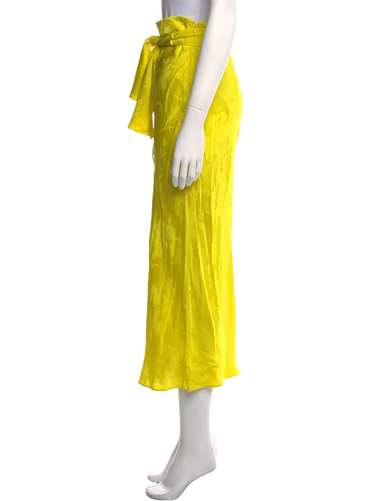 Alejandra Alonso Rojas Silk Midi Length Skirt